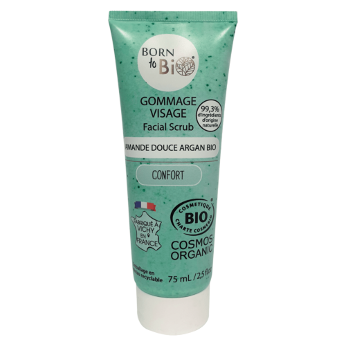 Sweet Almond Argan Facial Scrub - Certified organic-0
